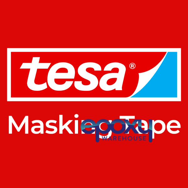 TESA MASKING TAPE RED AND WHITE WRITTING