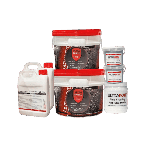 Solid Colour Epoxy Flooring Package for Garages, up to 40sqm