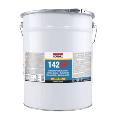 Soudal 142SP Spray Contact Adhesive 20L Rose