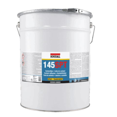 Soudal 145SPT Spray Contact Adhesive 20L Transparent