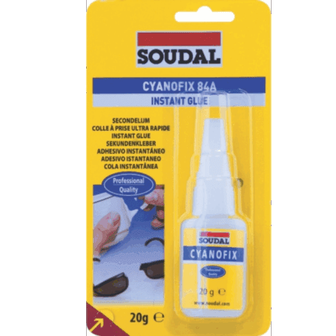 Soudal Instant Superglue Cyanofix 84A Liquid