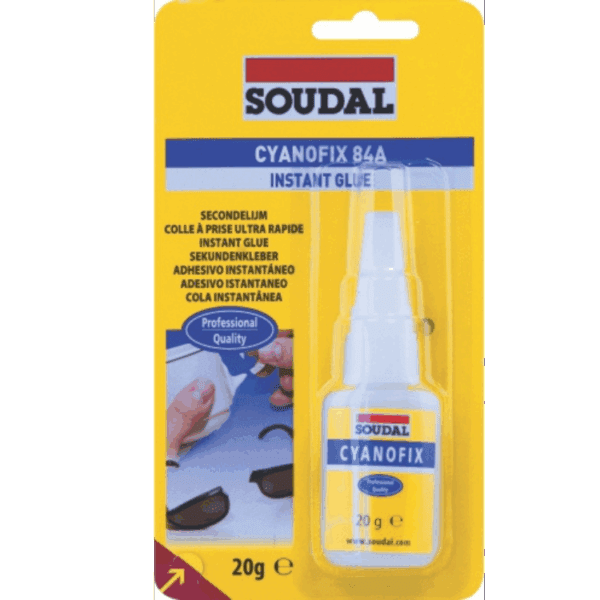 Soudal Instant Superglue Cyanofix 84A Liquid