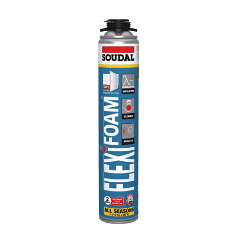 Soudal Gun Grade Flexible Insulation Foam 12x750ml Aerosol
