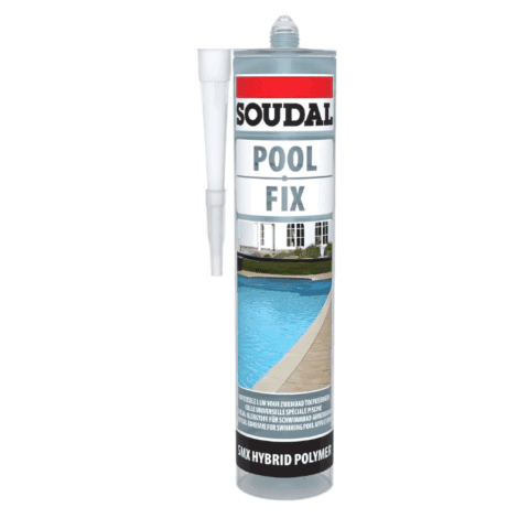 Soudal Pool Fix Crystal Clear SMX Polymer Adhesive 6x290ml Cartridge