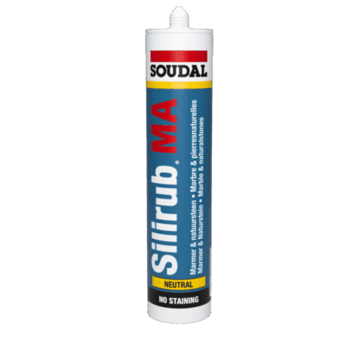 Soudal Silirub MA Silicone Sealant 15x310ml Cartridge