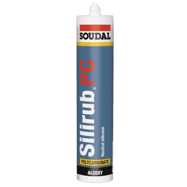 Soudal Silirub Polycarbonate Safe(PC) Silicone Sealant