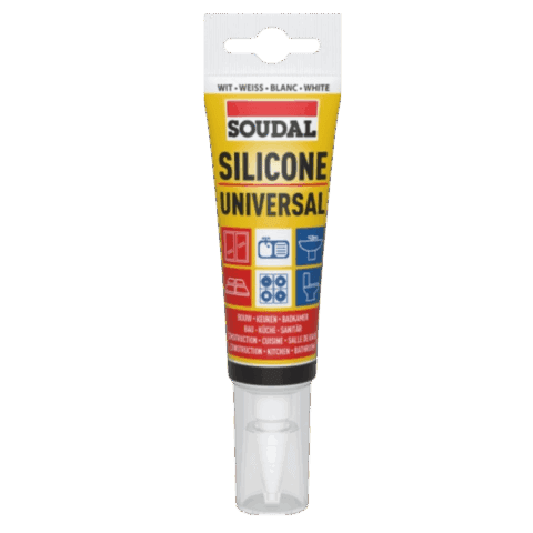 Soudal Universal Silicone Sealant 10x80ml