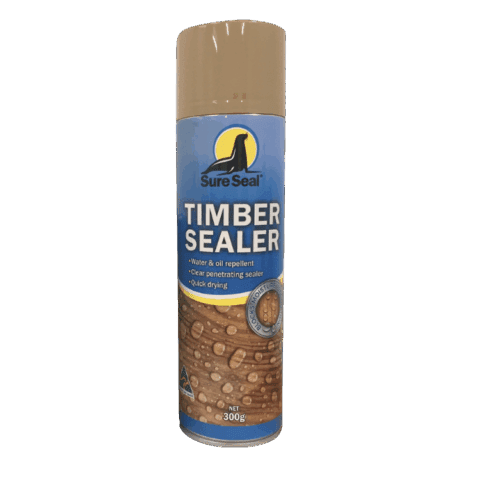 Timber sealer spray for outdoor decks and furniture – Sure Seal Timber Sealer 300gm aerosol